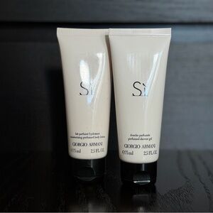 Giorgio Armani Si Hydrating Lotion and Shower Gel - Cream